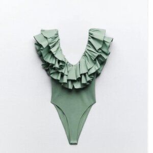 Zara Ruffle Bodysuit